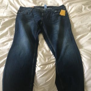 Straight leg jeans